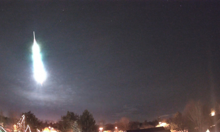 Huge Meteor Fireball  Over Idaho and Montana